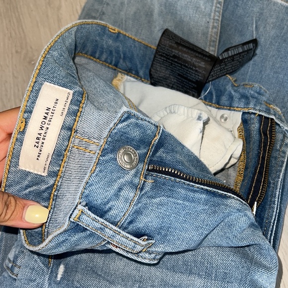 ZARA BLUE COMFY JEANS - Picture 7 of 8